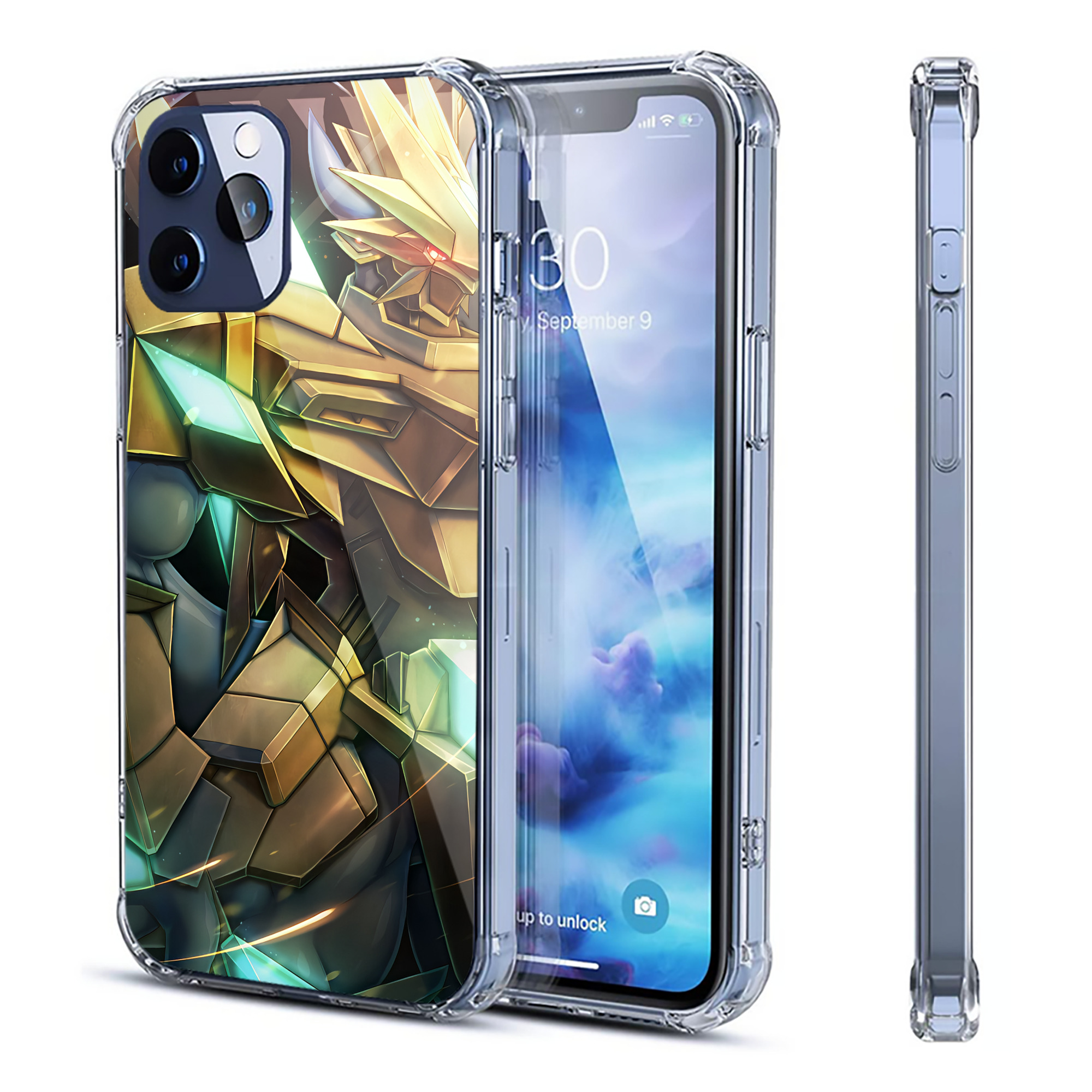（画像用） Digimon デジタルモンスター/デジモン 【iPhone 12シリーズ対応】透明スマホケース（クリアソフトケース）